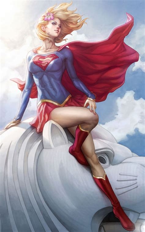 Stanley Artgerm Lau Supergirl Comic Art 3036971 Hd Wallpaper