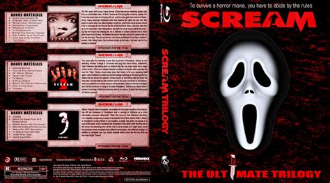 Scream The Ultimate Trilogy Movie Blu Ray Custom Covers Scream