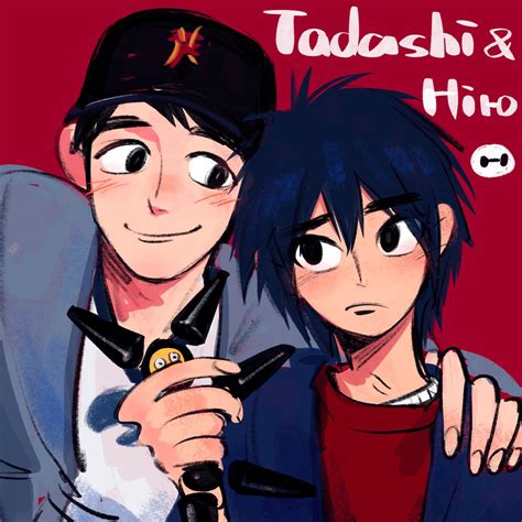 「hiro And Tadashi Bighero6 」takeのイラスト