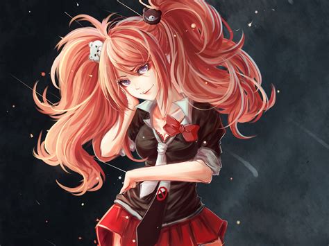 Fondos De Pantalla Hermosa Chica Anime Pelo Rosa Ropa Para La Escuela