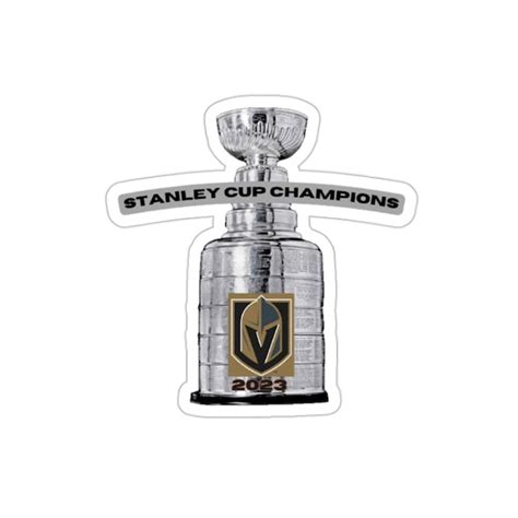 Golden Knights Stanley Cup Stickers Etsy
