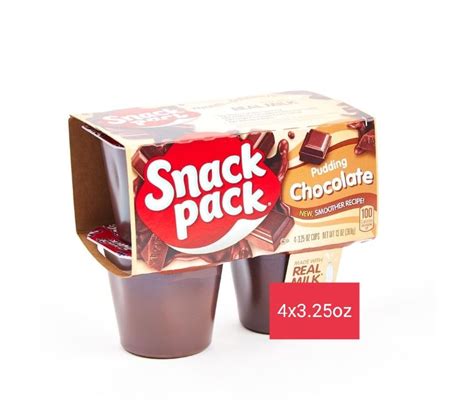 Snack Pack Chocolate Pudding 4 X 325oz Lazada Ph