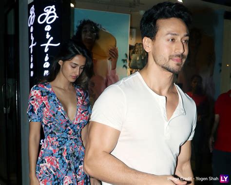 Tiger Shroff And Disha Patani Look Pleased As They Go On Their Usual