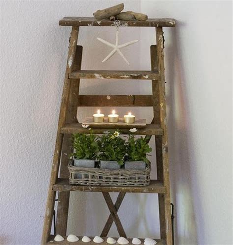 That old wooden ladder would make a wonderful bed canopy. Mesmerizing Ladder Decor Ideas You Have To Check