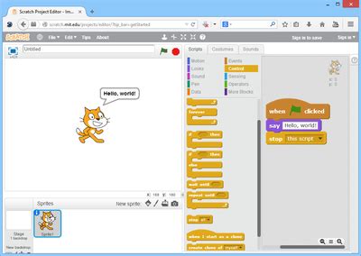 Let me try and explain the scratch process here to make it a little easier for you to get going. Visual programming language - Wikipedia