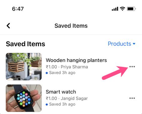How To See Saved Items On Facebook Marketplace
