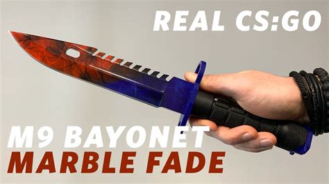 Real Csgo Knives M9 Bayonet Marble Fade Knify Youtube