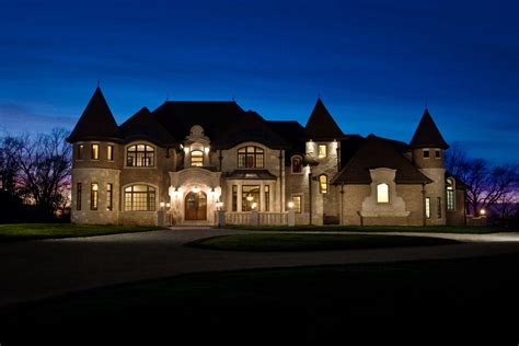 Chicago Illinois Exterior Architectural Photography Luxury Custom Home