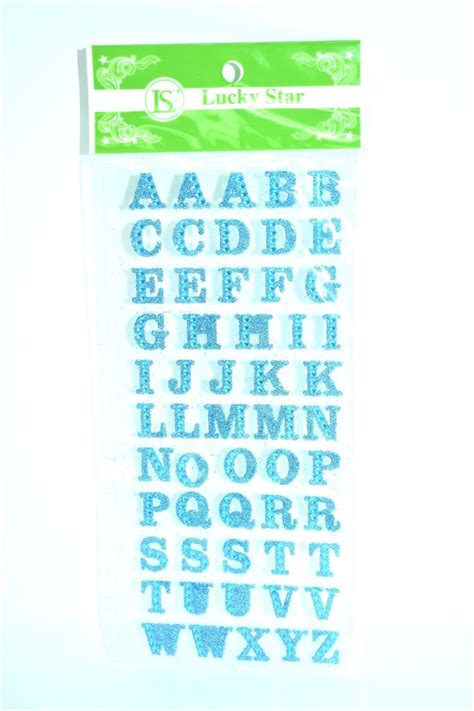 Alphabet letters blue, the happy planner, one sheet vynil. Alphabet Letter Stickers, Turquoise Color, 55 ct ...