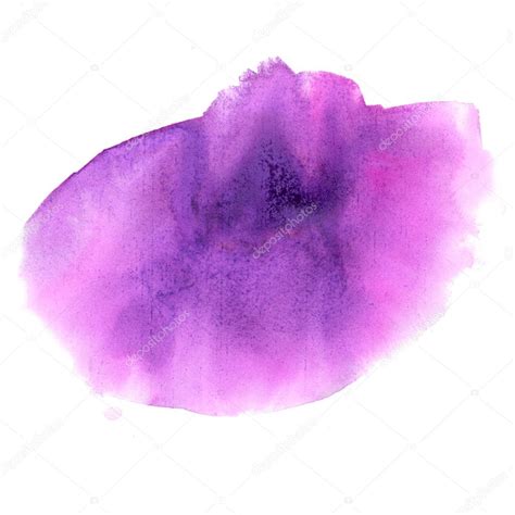 Watercolor Pink Purple Splash Watercolor Abstract Drop Isolated Blot