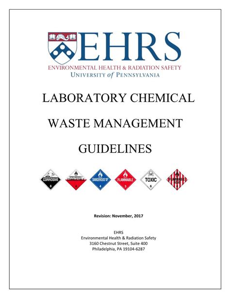 Laboratory Chemical Waste Management Guidelines Docslib