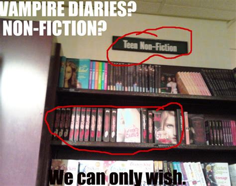 Browse plot descriptions, book covers, genres, ratings and awards. The Vampire Diaries - Non-fiction?! - Vampire Diaries ...