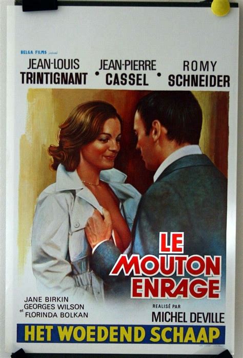 Romy Schneider Jean Louis Trintignant Le Mouton Enrage Poster Ebay