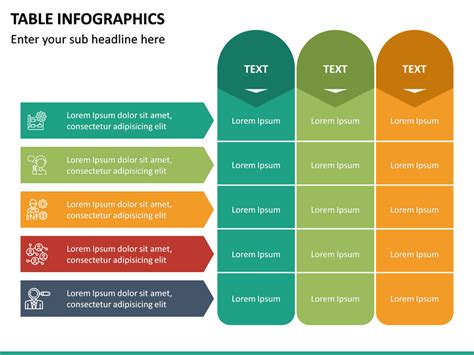 Table Infographics Powerpoint Template Sketchbubble