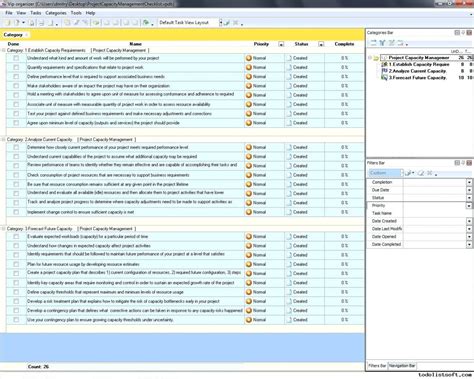 Workload Management Excel Template