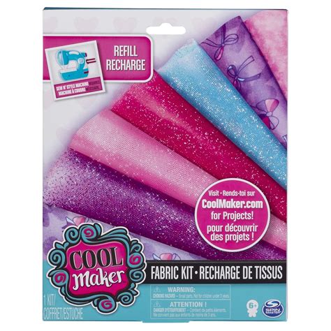 Cool Maker 6043735 Sew Cool Fabric Refill Craft Kit Uk Toys And Games