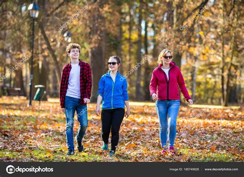 People Walking City Park Stock Photo By ©gbh007 185749928