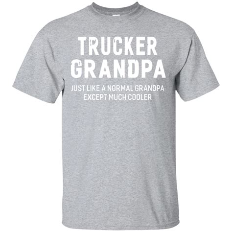 Trucker Grandpa Gifts For Grandpa Firefghiter Men T-shirt ...