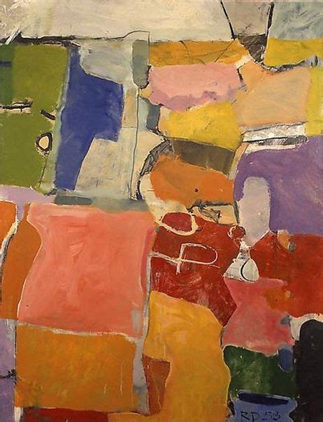 Art Walk Abstract Richard Diebenkorn Abstract Painting