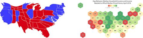 Cartogram Map Examples