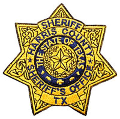 Harris County So Sheriff Star Patch
