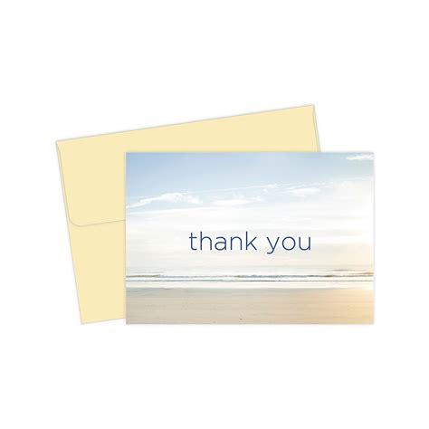 Great Papers Serene Smooth Personal Thank You Notecard Multicolor 50