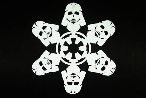 Star Wars Snowflake Template