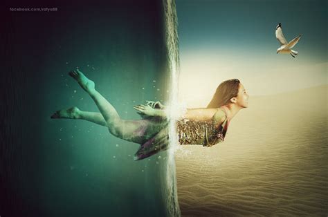 Making Creative Under Water Manipulation Scene Effect In Photoshop - rafy A
