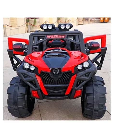 Buy 12v Battery Operated Ride On Jeep For Kids With 6 Motors Red At