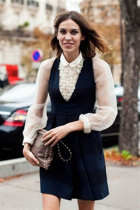 1001 Looks à Adopter Avec La Chemise Col Claudine Alexa Chung Style