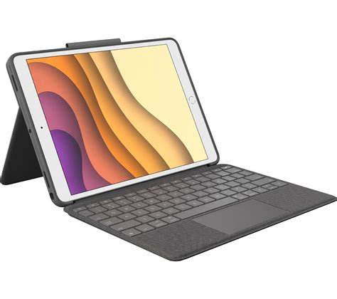Logitech Combo Touch Ipad Air And Pro 105 Keyboard Folio Case Grey