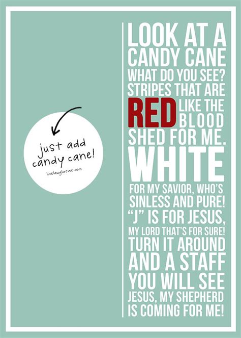 Your group is likely quite important to you and you want to show a little thought but spending money on everyone isn't very friendly on the wallet. Candy Cane Poem Printable - Live Laugh Rowe