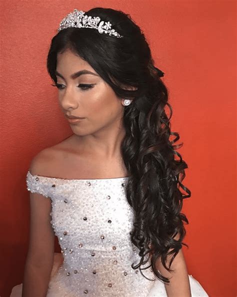 20 Thrilling Ideas For Quinceanera Hairstyles Updo Curls Quince