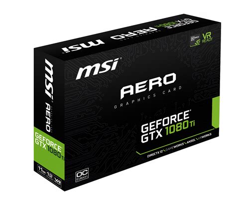 Msi Nvidia Geforce Gtx 1080 Ti Aero 11g Oc Shs Computer