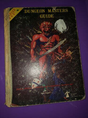 Adv Dungeons Dragons Dungeon Masters Guide Revised Ed Gygax