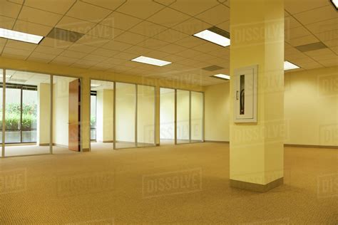 Empty Rooms In Office Building Stock Photo Dissolve