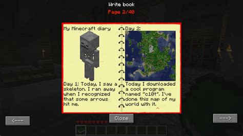 The only real functionality it for map makers who minecraft are adding tattered books in 1.9 and the snapshots. minecraft - Are there any mods for writing notes on paper ...