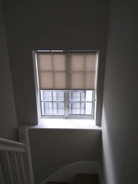 Window blinds shop custom window blinds at blinds.lowes.com. Basics roller blind | Staircase window | Finchley | Blinds ...