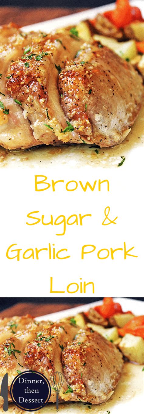 This roast pork loin and potatoes is a snap to prepare. Brown Sugar Garlic Pork with Carrots & Potatoes - Dinner ...