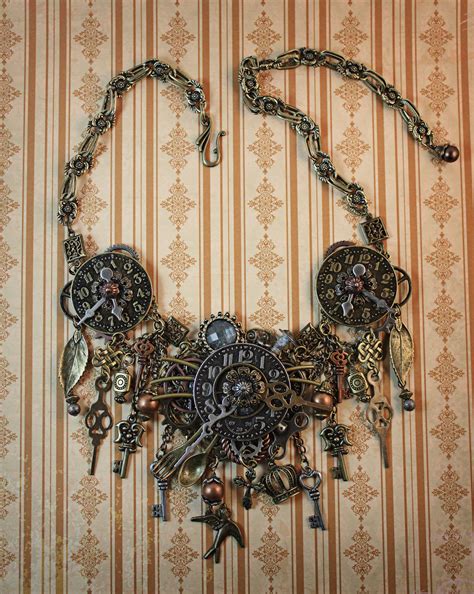 steampunk jewelry by angela venable listing 178443155 steampunk jewelry
