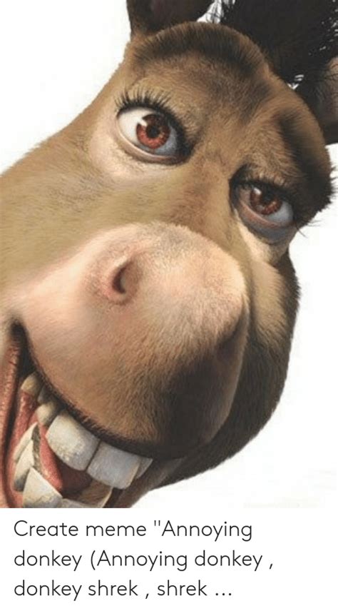 Shrek Donkey Meme Face