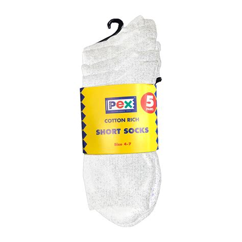 White Ankle Socks 5 Pack Simply Schoolwear Quality Schoolwear At Affordable Prices