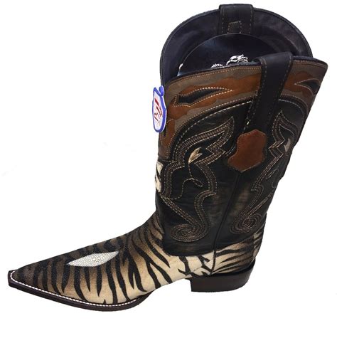 Whatever you're shopping for, we've got it. Men's Wild West Tiger Design Stingray Boots Handmade ...