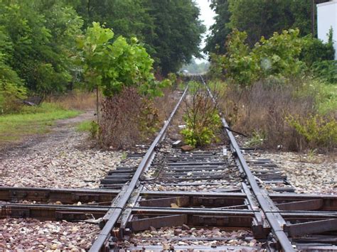 This Railway Track Was Abandoned In Bedford Abandoned Train Train