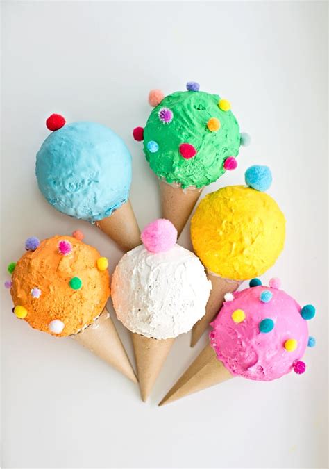 Making homemade ice cream is easier than you think! DIY PRETEND PLAY ICE CREAM CONES