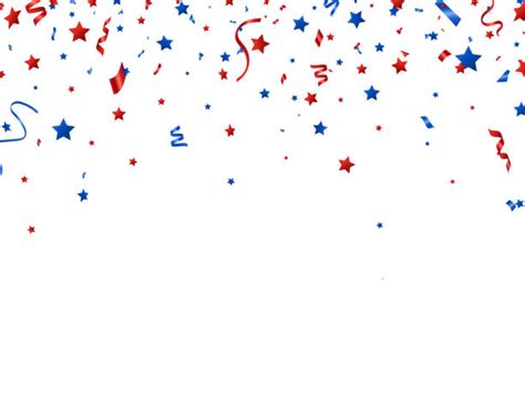Red White And Blue Confetti Illustrations Royalty Free Vector Graphics