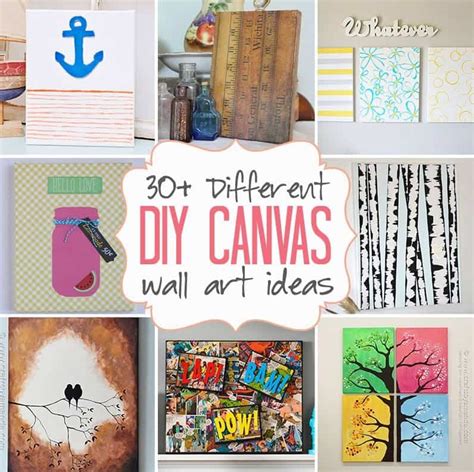 Diy canvas wall art ideas. DIY Canvas Wall Art Ideas: 35+ canvas tutorials