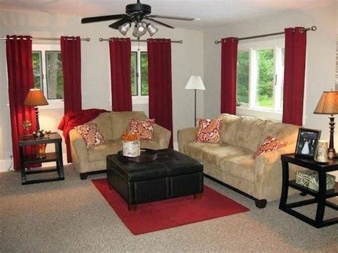 Newly red valances for living room images | Curtains living room