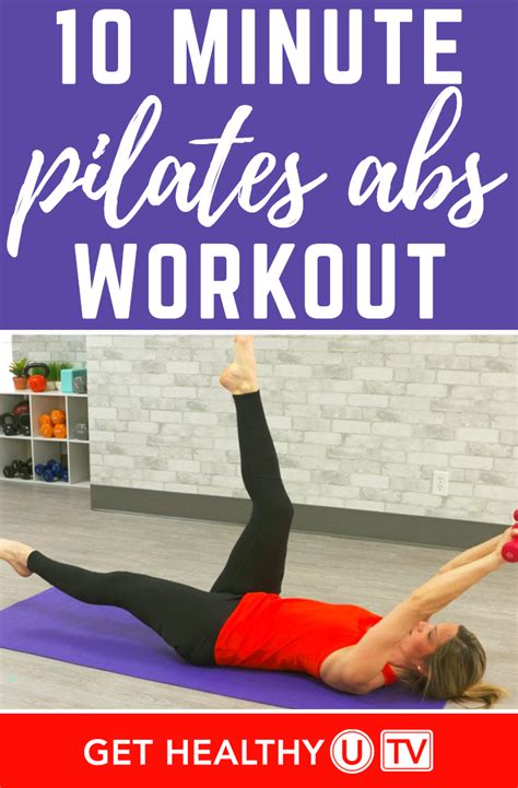 10 Minute Pilates Abs Workout Pilates Abs Abs Workout Abs Workout Video