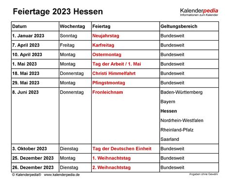 Feiertage Hessen 2024 2025 Und 2026 Mit Druckvorlagen